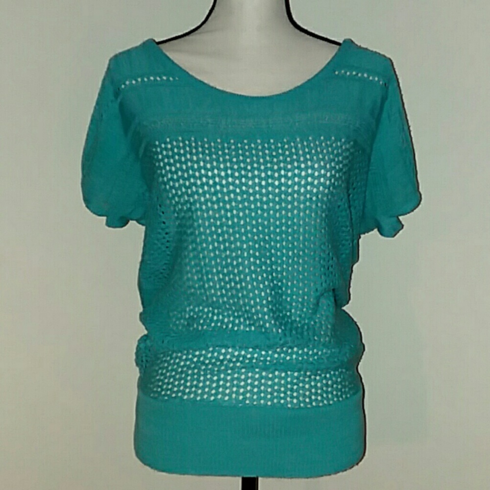 Charlotte Russe Teal Women's Blouse